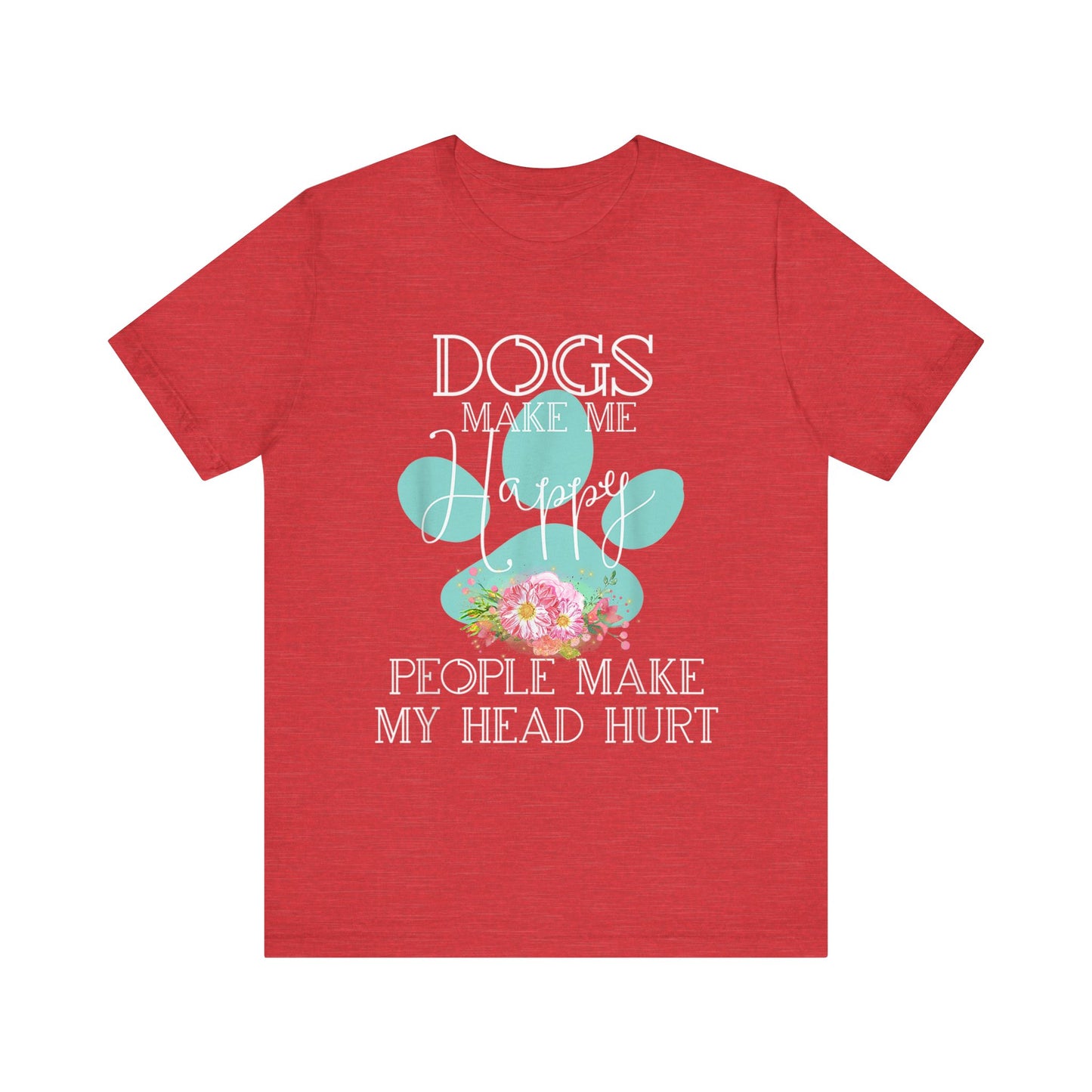 Dogs and Flowers T-Shirt