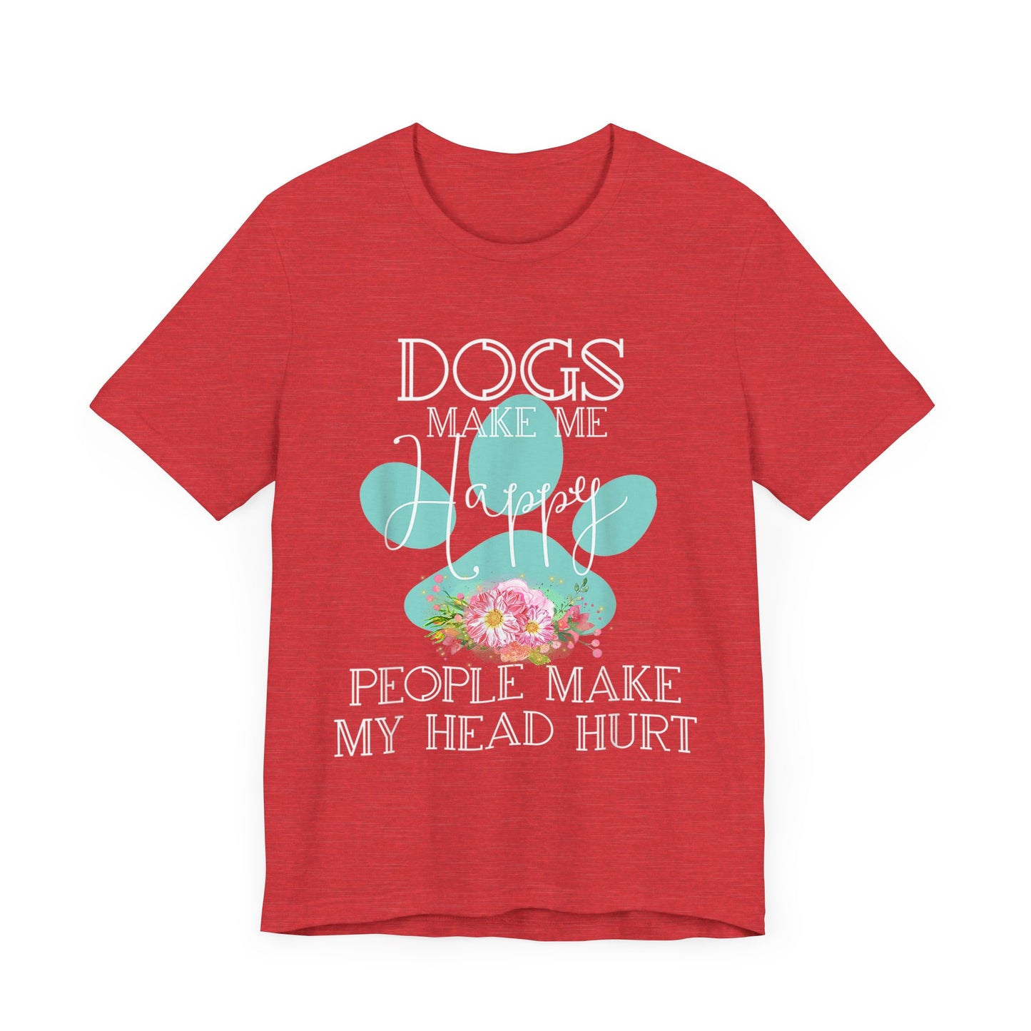 Dogs and Flowers T-Shirt