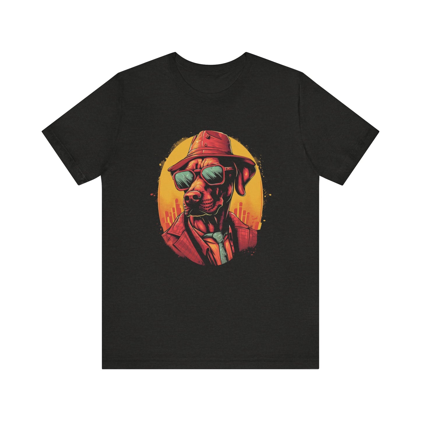 Gangster Hound Orange T-Shirt