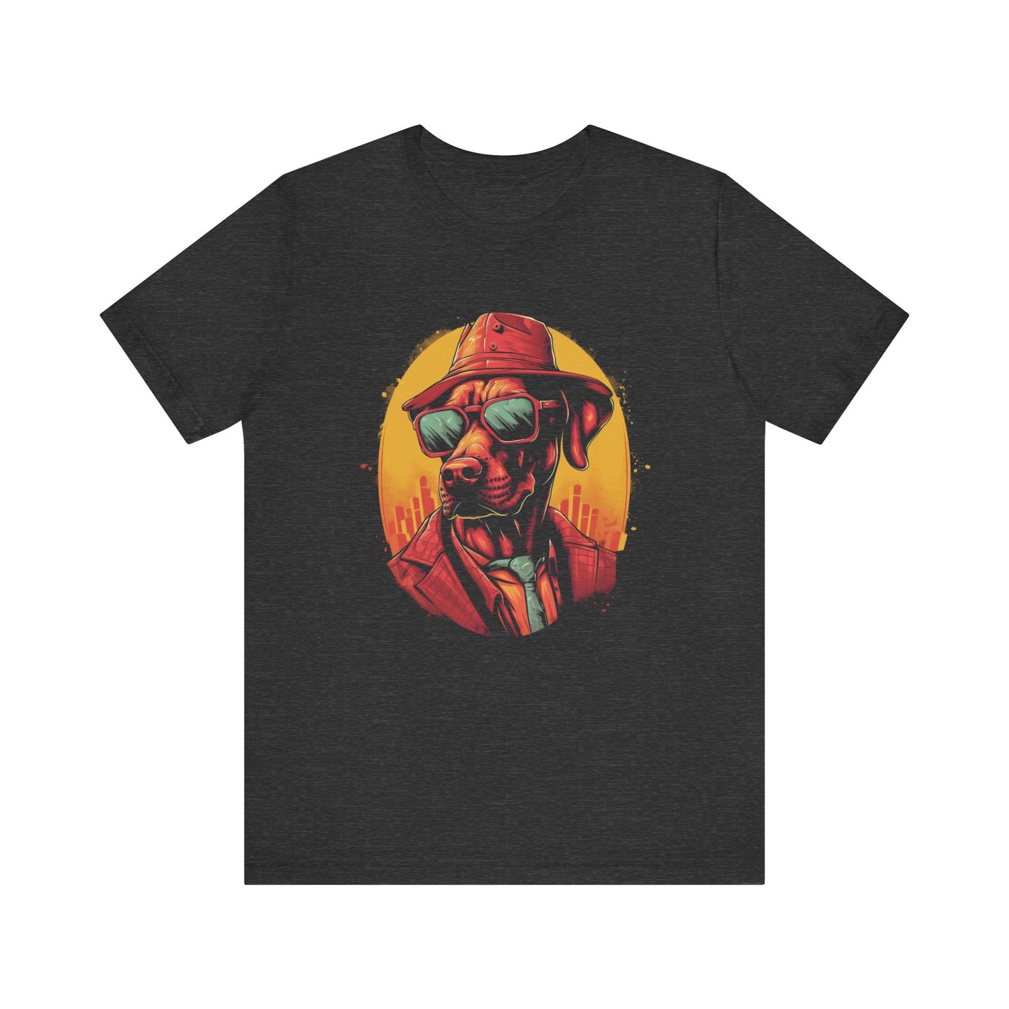 Gangster Hound Orange T-Shirt
