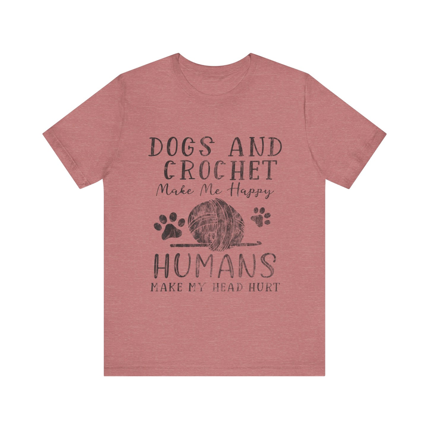 Dogs and Crochet T-Shirt