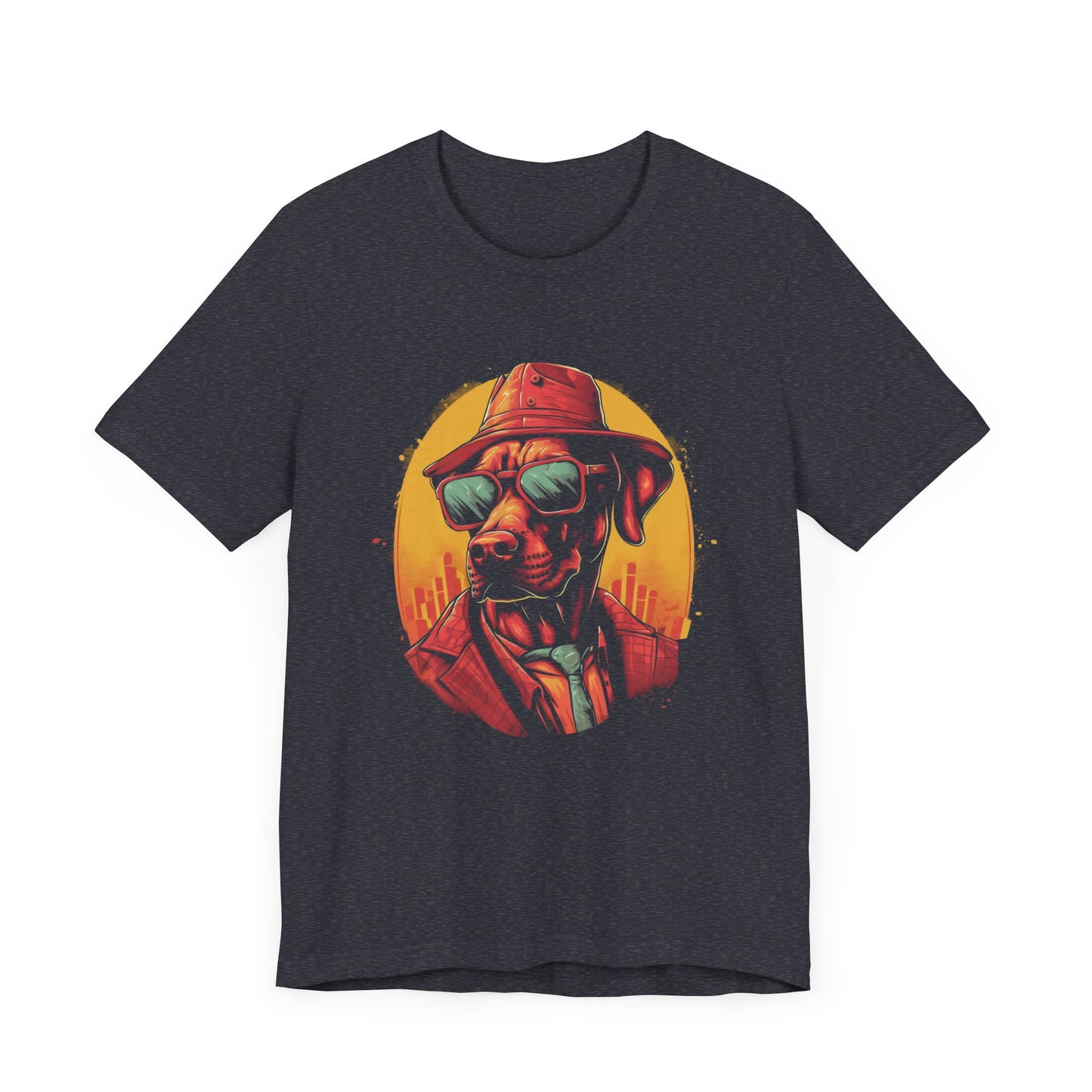 Gangster Hound Orange T-Shirt