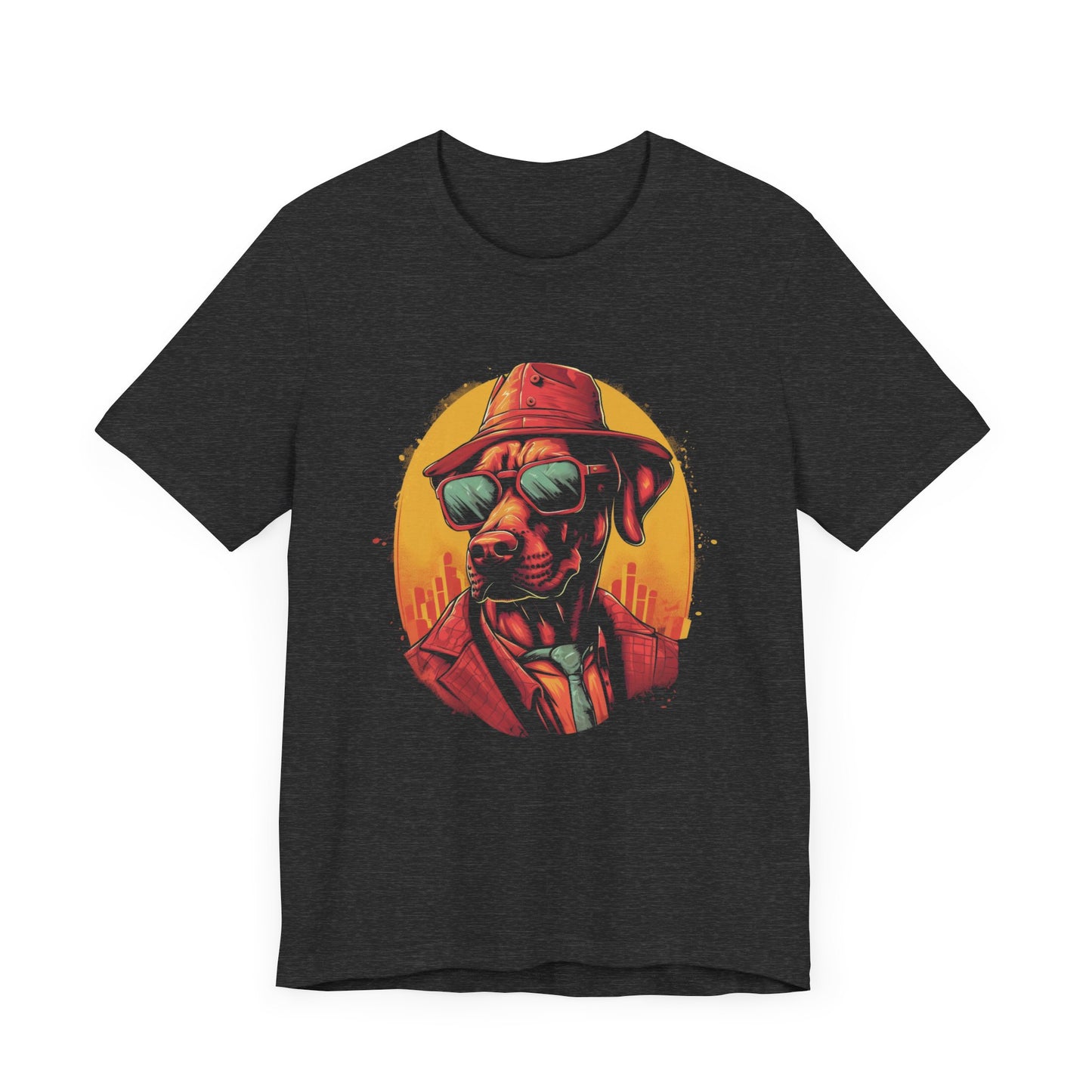 Gangster Hound Orange T-Shirt