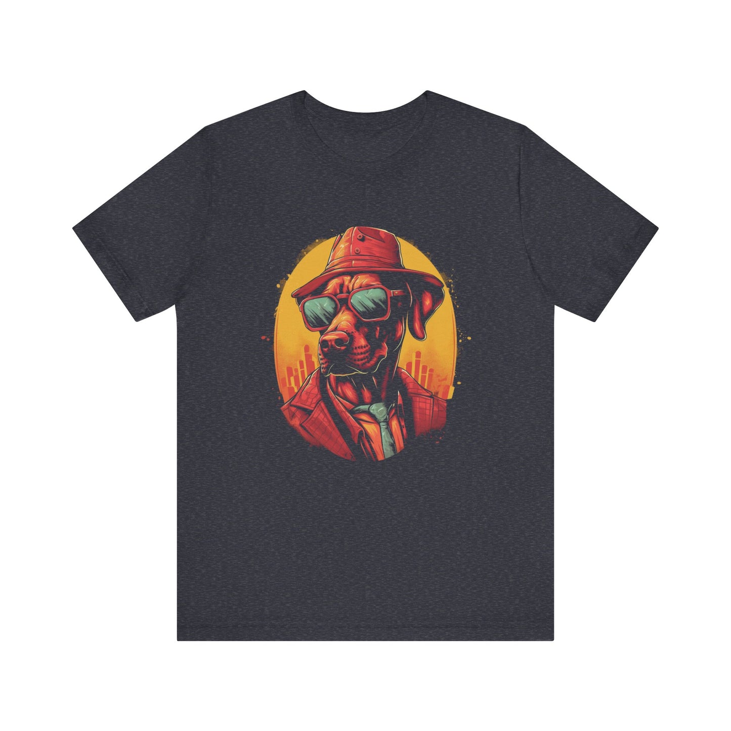 Gangster Hound Orange T-Shirt