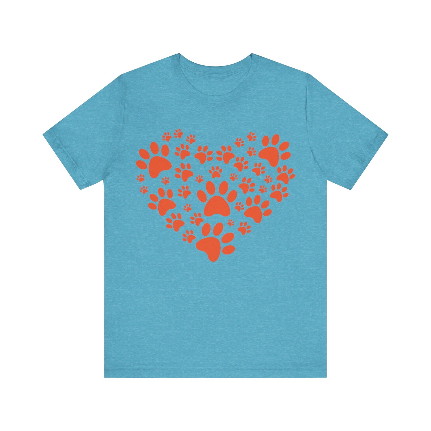 Paw Print Heart T-Shirt