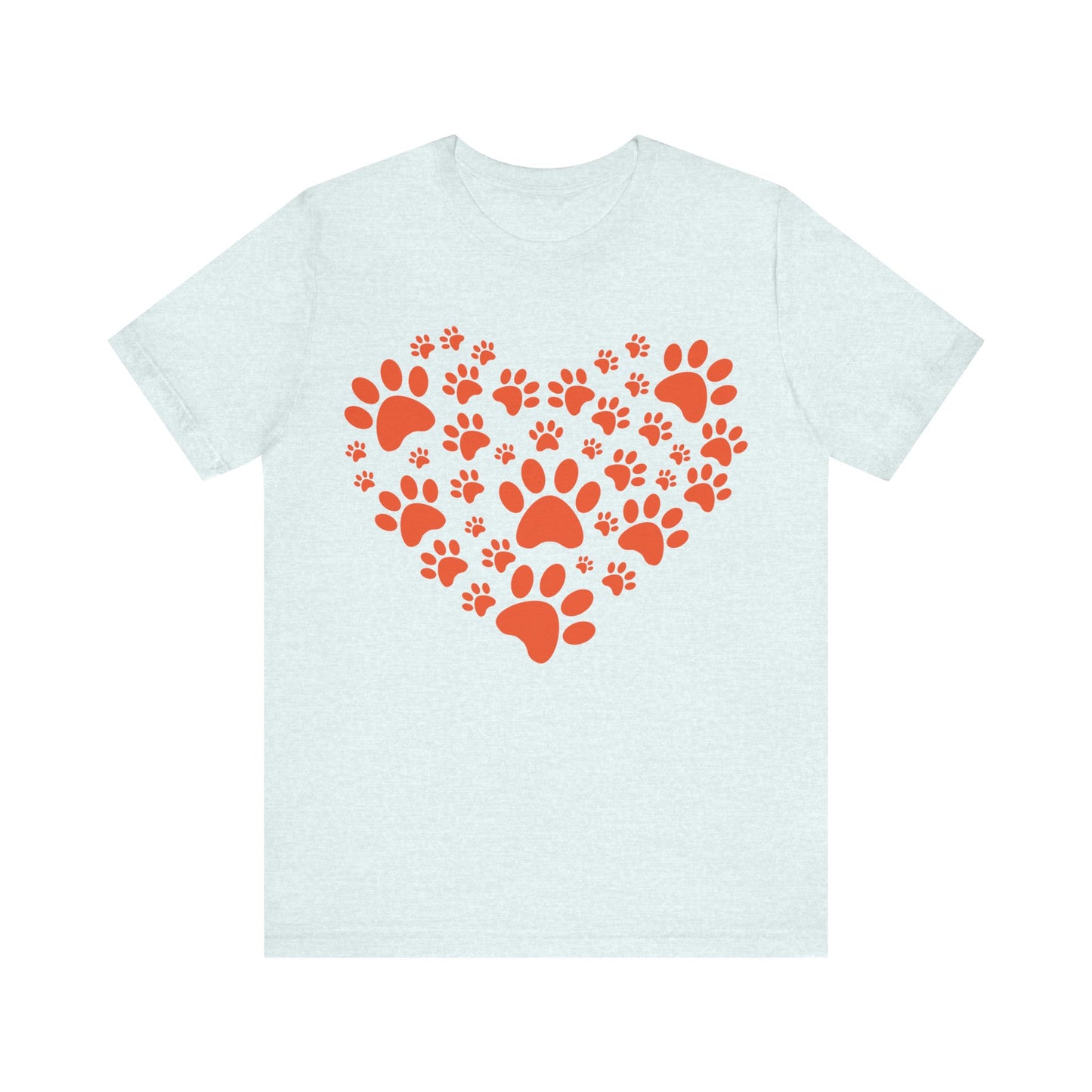 Paw Print Heart T-Shirt
