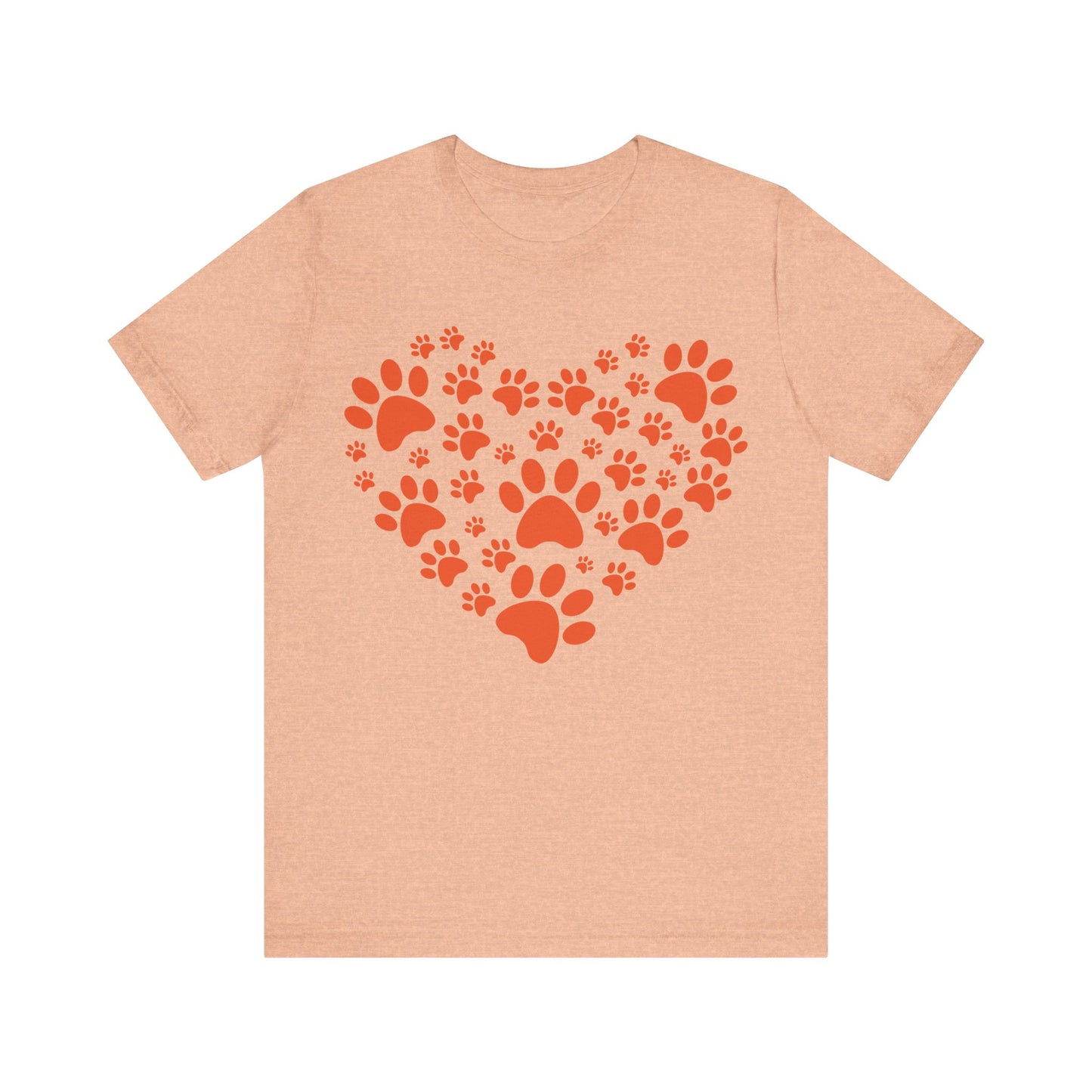 Paw Print Heart T-Shirt