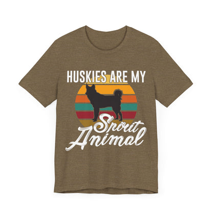 Huskies are my Spirit Animal T-Shirt
