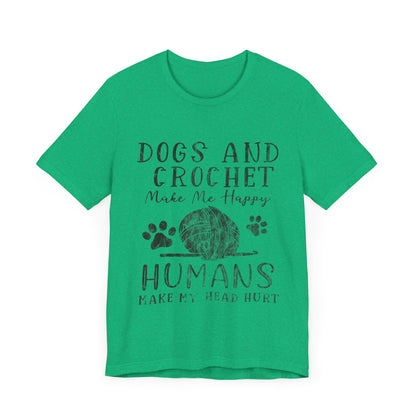 Dogs and Crochet T-Shirt