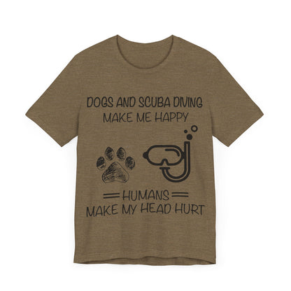 Dogs and Scuba Diving T-Shirt