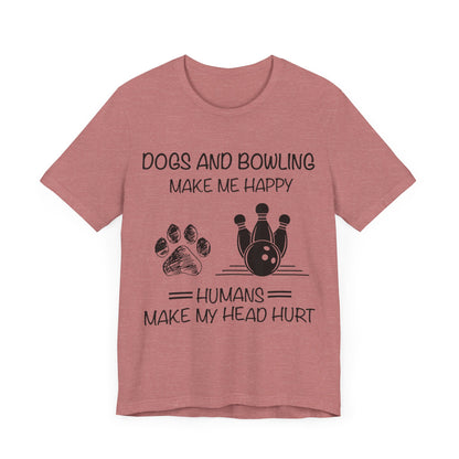 Dogs and Bowling T-Shirt