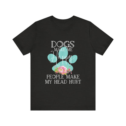 Dogs and Flowers T-Shirt