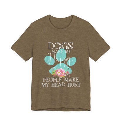 Dogs and Flowers T-Shirt