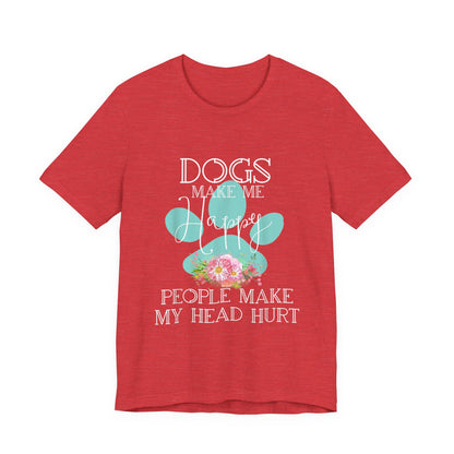 Dogs and Flowers T-Shirt