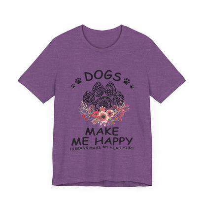 Paw Dogs Make Me Happy T-Shirt