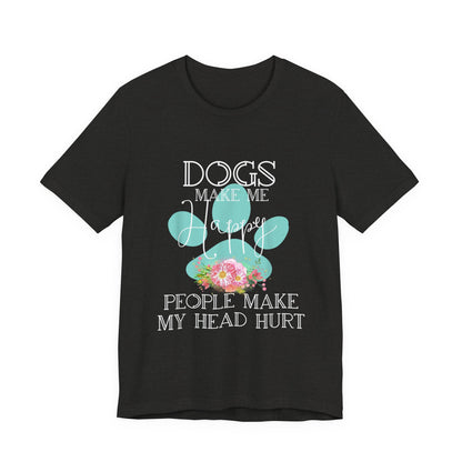 Dogs and Flowers T-Shirt