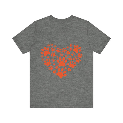 Paw Print Heart T-Shirt