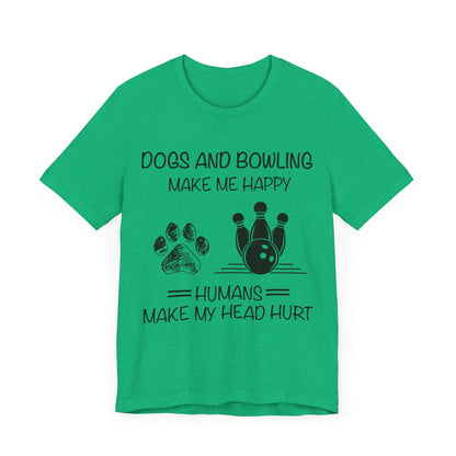 Dogs and Bowling T-Shirt