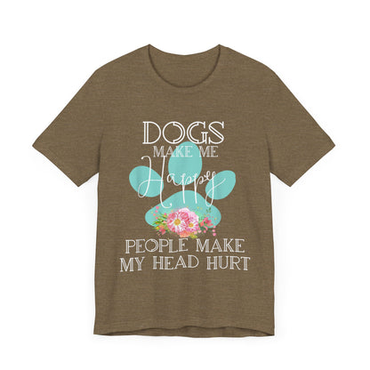 Dogs and Flowers T-Shirt