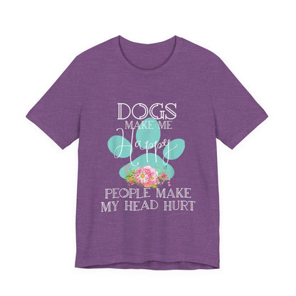Dogs and Flowers T-Shirt