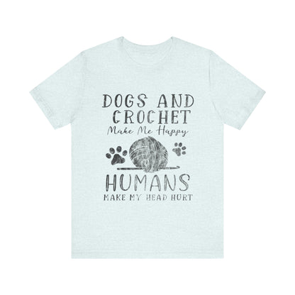 Dogs and Crochet T-Shirt
