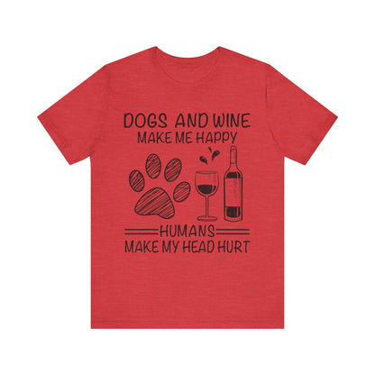 Dogs and Wine T-Shirt