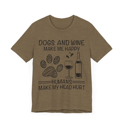 Dogs and Wine T-Shirt