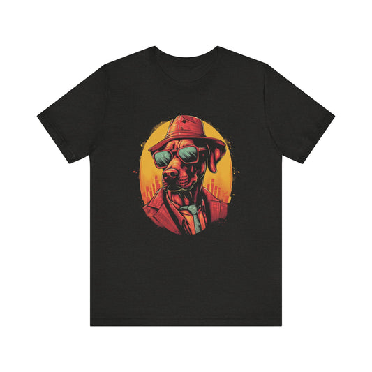 Gangster Hound Orange T-Shirt