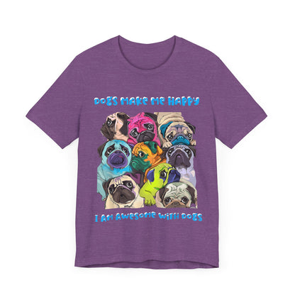 I Am Awesome With Dogs T-Shirt
