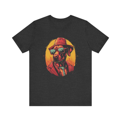 Gangster Hound Orange T-Shirt