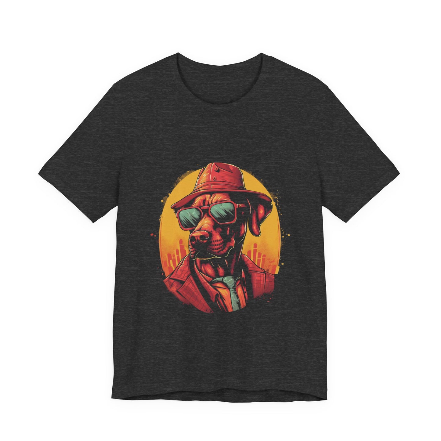 Gangster Hound Orange T-Shirt