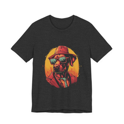 Gangster Hound Orange T-Shirt