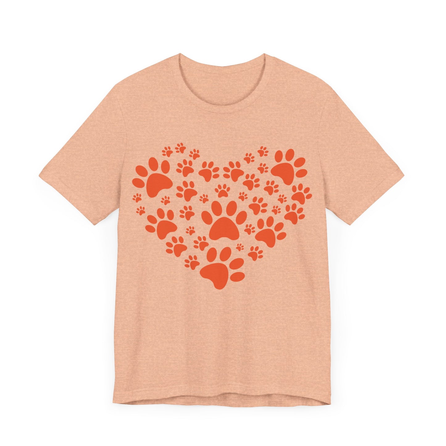 Paw Print Heart T-Shirt