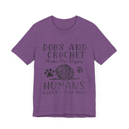 Dogs and Crochet T-Shirt