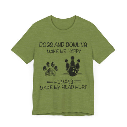 Dogs and Bowling T-Shirt