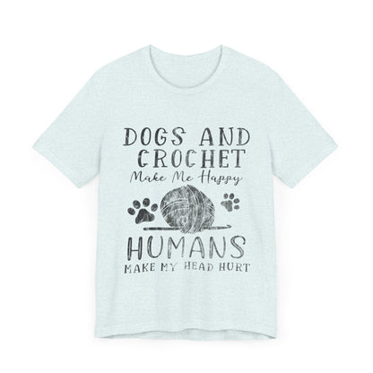 Dogs and Crochet T-Shirt