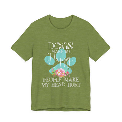 Dogs and Flowers T-Shirt