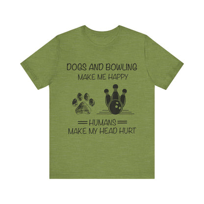 Dogs and Bowling T-Shirt