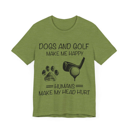 Dogs and Golf T-Shirt