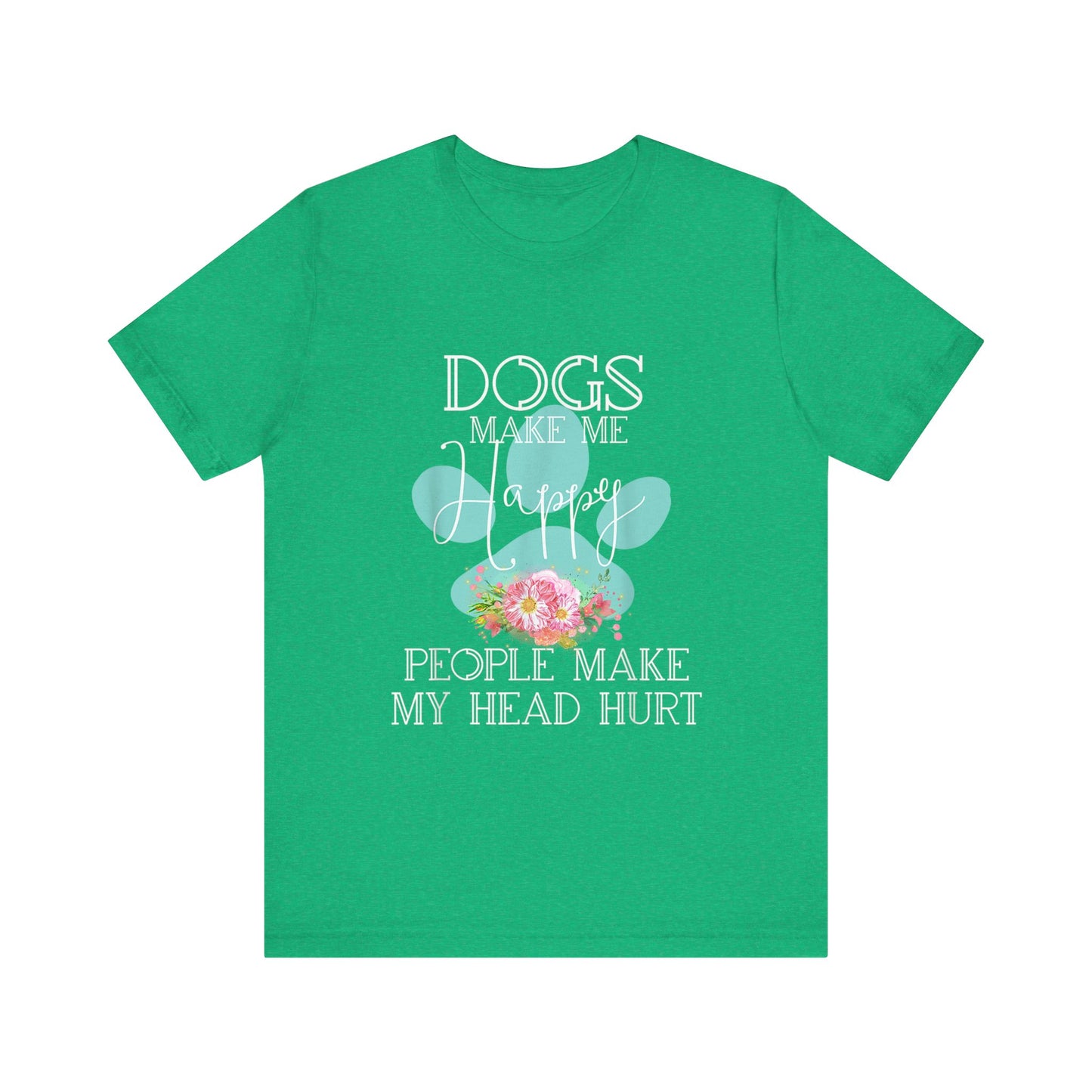 Dogs and Flowers T-Shirt