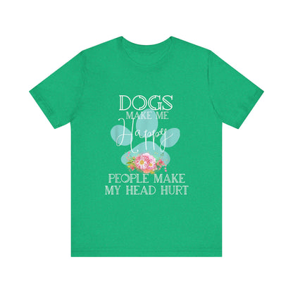 Dogs and Flowers T-Shirt