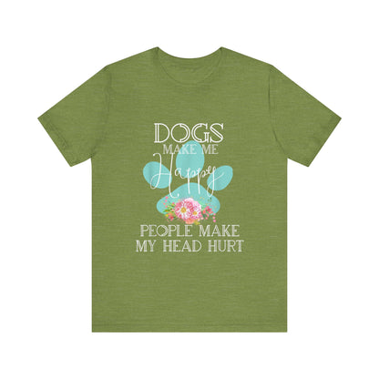 Dogs and Flowers T-Shirt