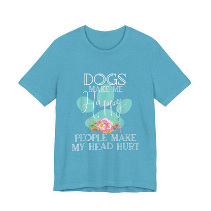 Dogs and Flowers T-Shirt