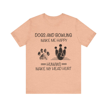 Dogs and Bowling T-Shirt