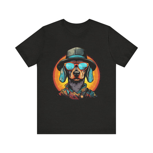 Gangster Hound Blue T-Shirt