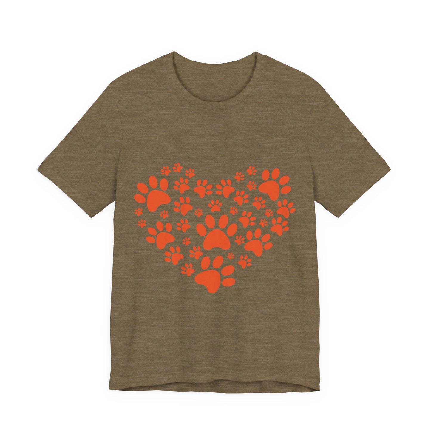 Paw Print Heart T-Shirt