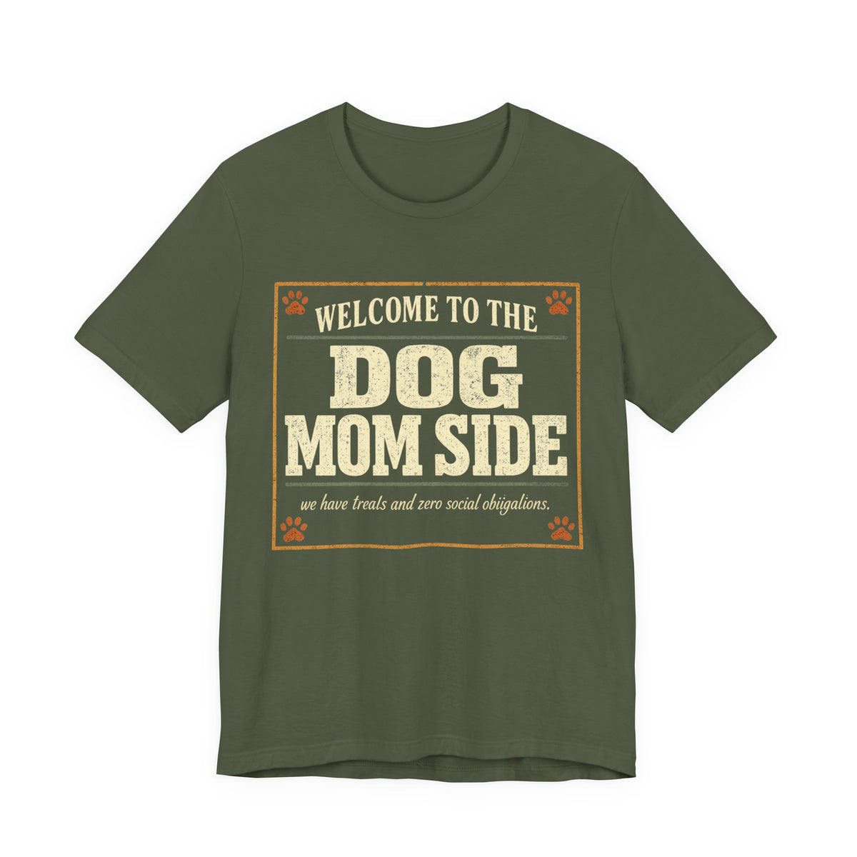 The Dog Mom Side T-Shirt