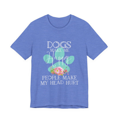 Dogs and Flowers T-Shirt