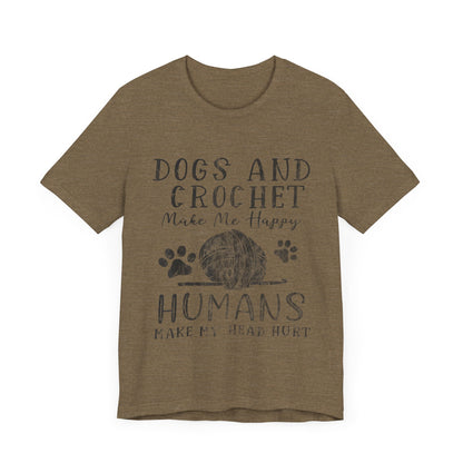 Dogs and Crochet T-Shirt