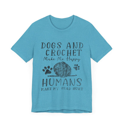 Dogs and Crochet T-Shirt